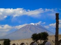 View of Misti Volcano from Yanahuara district