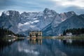 Misurina lake in Dolomites, Italy. Royalty Free Stock Photo