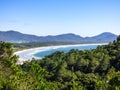 A view of Mocambique beach from Boa vista hiking path - Florianopolis, Brazil