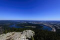 View of Moccasin Bend in Tennessee River at Chattanooga Royalty Free Stock Photo