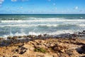 View of moderate Mediterranean sea, Spain, Europe