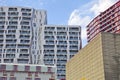 View at modern architecture in Rotterdam, the Netherlands