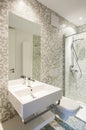 View modern bathroom Royalty Free Stock Photo