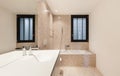 View modern bathroom Royalty Free Stock Photo