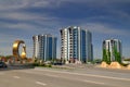 Modern district. Argun. Chechen Republic. Russia Royalty Free Stock Photo