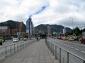 View of modern buildings in the downtown of the city in Bogota, Colombia Royalty Free Stock Photo