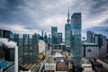 View of modern buildings in downtown Toronto, Ontario. Royalty Free Stock Photo