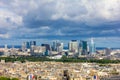 View of the modern business district of Paris - La Defense from Royalty Free Stock Photo