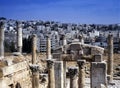 View at the modern city of Jerash, Jordan