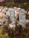 View of modern downtown of Bogota, Colombia. Royalty Free Stock Photo