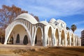 Modernist building Masia Freixa in Terrassa, Spain Royalty Free Stock Photo