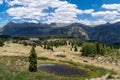 VIew of Molas Pass along the Million Dollar Highway in Colorado Royalty Free Stock Photo