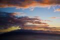 A view of Molokai Hawaii Sunset