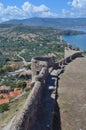 View from Molyvos Castle Royalty Free Stock Photo