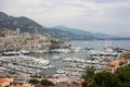 View Monaco neighborhoods. The beautiful Mediterranean Coast. Cote d'Azur