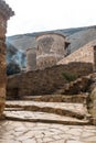 View of the monastery complex of David Gareja of Eastern Georgia Royalty Free Stock Photo