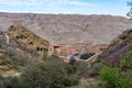 View of the monastery complex of David Gareja of Eastern Georgia Royalty Free Stock Photo