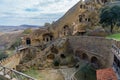 View of the monastery complex of David Gareja of Eastern Georgia Royalty Free Stock Photo