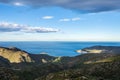 View of the Monastery Sant Pere de Rodes and bays north of Cape