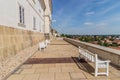 View of monastery terraces in Lysa nad Labem town, Czech Republ