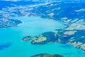 View of Mondsee lake, Austria Royalty Free Stock Photo