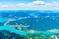 View of Mondsee lake, Austria Royalty Free Stock Photo