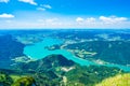 View of Mondsee lake, Austria Royalty Free Stock Photo