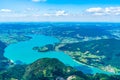 View of Mondsee lake, Austria Royalty Free Stock Photo