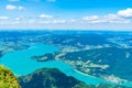 View of Mondsee lake, Austria Royalty Free Stock Photo