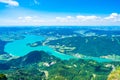 View of Mondsee lake, Austria Royalty Free Stock Photo