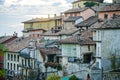 View of Monforte d`Alba, Italy