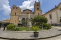 View of the Monreale Cathedral in Monreale, province of Palermo, Sicily, Italy Royalty Free Stock Photo