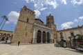 View of the Monreale Cathedral in Monreale, province of Palermo, Sicily, Italy Royalty Free Stock Photo