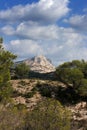 View of Mont Saint Victoire, France