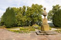 A view in Mont Sainte-Odile abbey Royalty Free Stock Photo