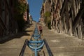 Montagne de Bueren staircase in Liege in Belgium Royalty Free Stock Photo