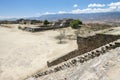 Ancient mexican ruins on Monte Alban, Oaxaca, Mexico Royalty Free Stock Photo