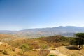 View from Monte Alban, Oaxaca, Mexico Royalty Free Stock Photo