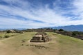 View of the Monte Alban ruins in Oaxaca Royalty Free Stock Photo