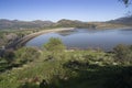 View of Monte Pranu lake Royalty Free Stock Photo