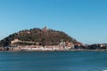 View of Monte Urgull in Donostia, San Sebastian, Basque Country, Spain Royalty Free Stock Photo