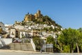 A view in Montefrio, Spain looking up to the hilltop fortress