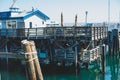 View of Monterey Old Fisherman`s wharf, Monterey County, California, USA Royalty Free Stock Photo