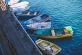 View of Monterey Old Fisherman`s wharf, Monterey County, California, USA Royalty Free Stock Photo