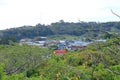 View of Monteverde and Santa Elena towns in a popular tourist destination in Costa Rica. They are located near famous cloud and