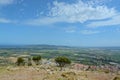 View from Montgri castle Royalty Free Stock Photo