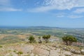 View from Montgri castle Royalty Free Stock Photo