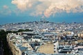 View on Montmarte and Sacre-Coeur Basilica, Paris, France