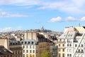 View of Montmartre and the Basilica Sacre coeur. Paris, France Royalty Free Stock Photo