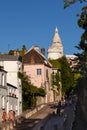 View of the Montmartre quarter, Paris Royalty Free Stock Photo